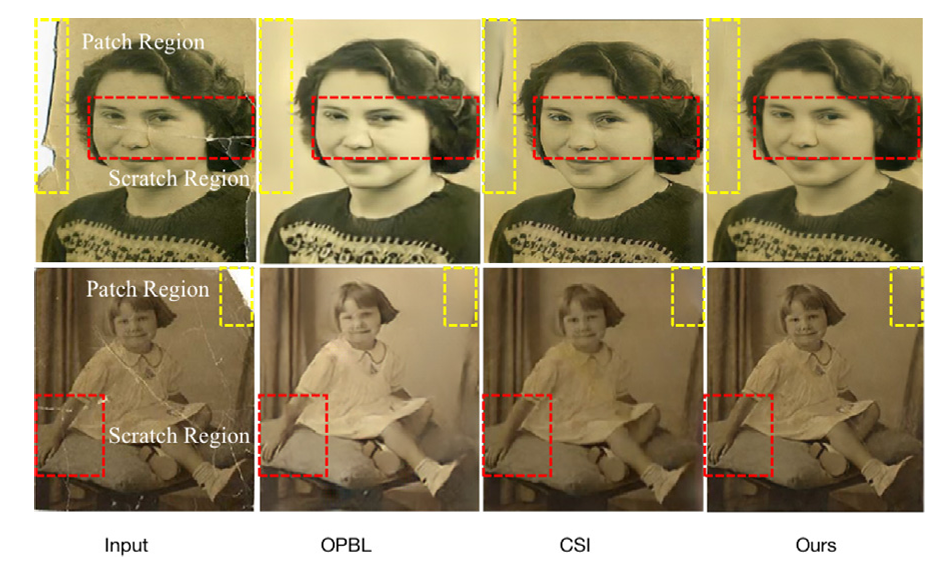 Hierarchical Damage Correlations for Old Photo Restoration